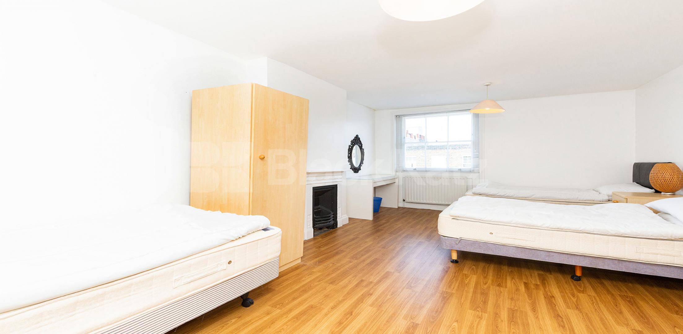 			MINS TO UCL, SOAS & LSE, 4 Bedroom, 1 bath, 1 reception Flat			 Bedford Place, BLOOMSBURY
